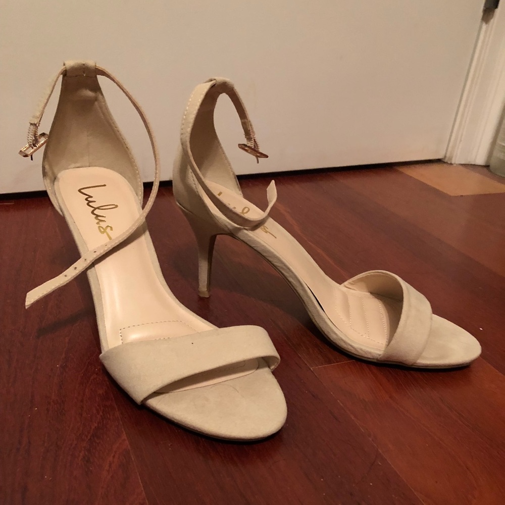 Nude Strappy Heels